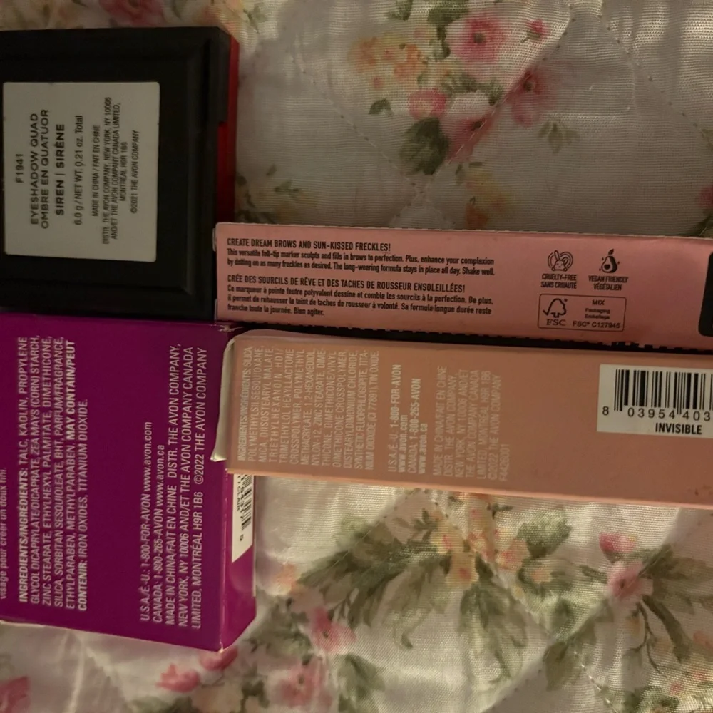 Avon lot of makeup and other beauty items